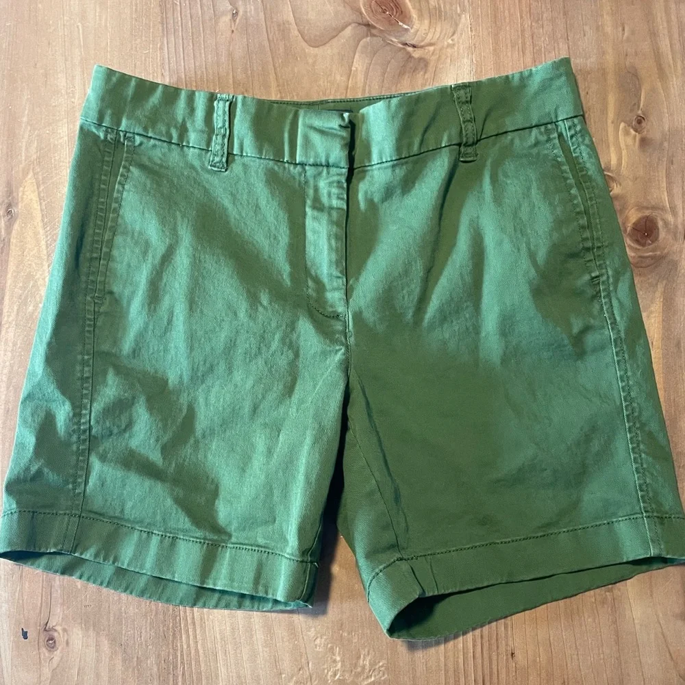 J. Crew Olive Green Women's Bermuda Shorts